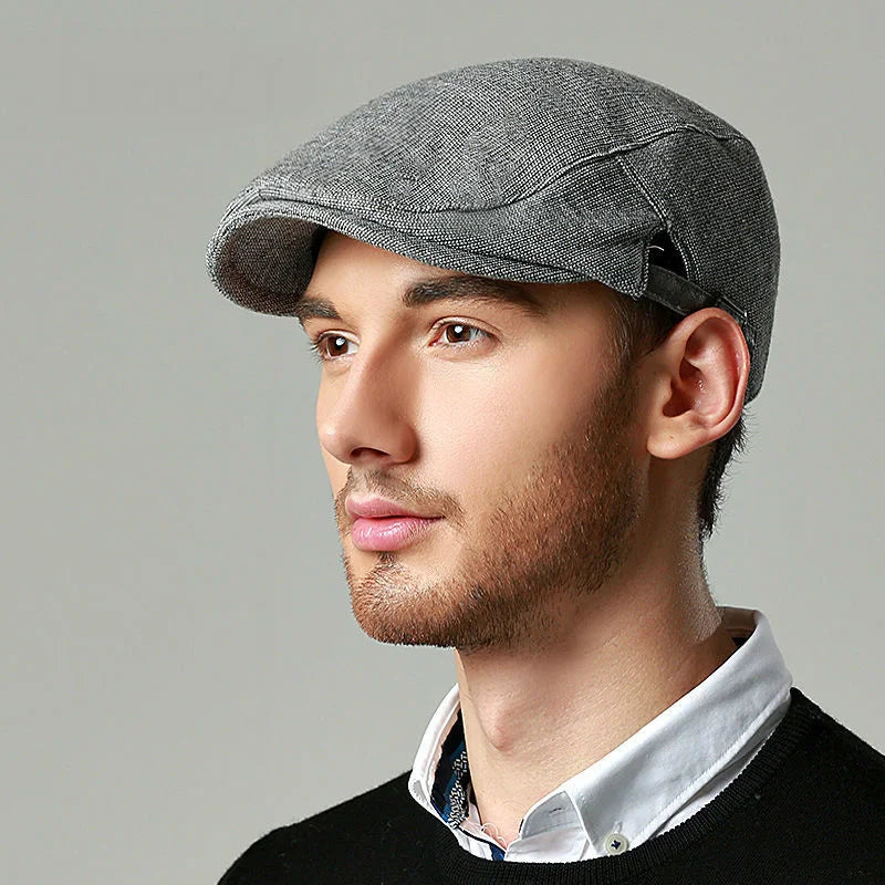 Urban Elegance Flatcap – Linnen