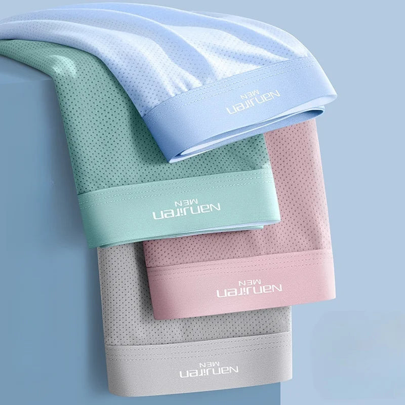 Set van 4 Ademend Ondergoed – Zijdezacht Comfort