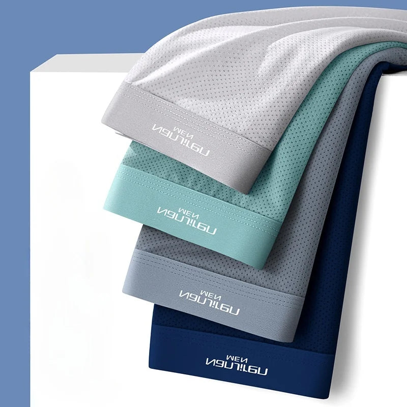 Set van 4 Ademend Ondergoed – Zijdezacht Comfort